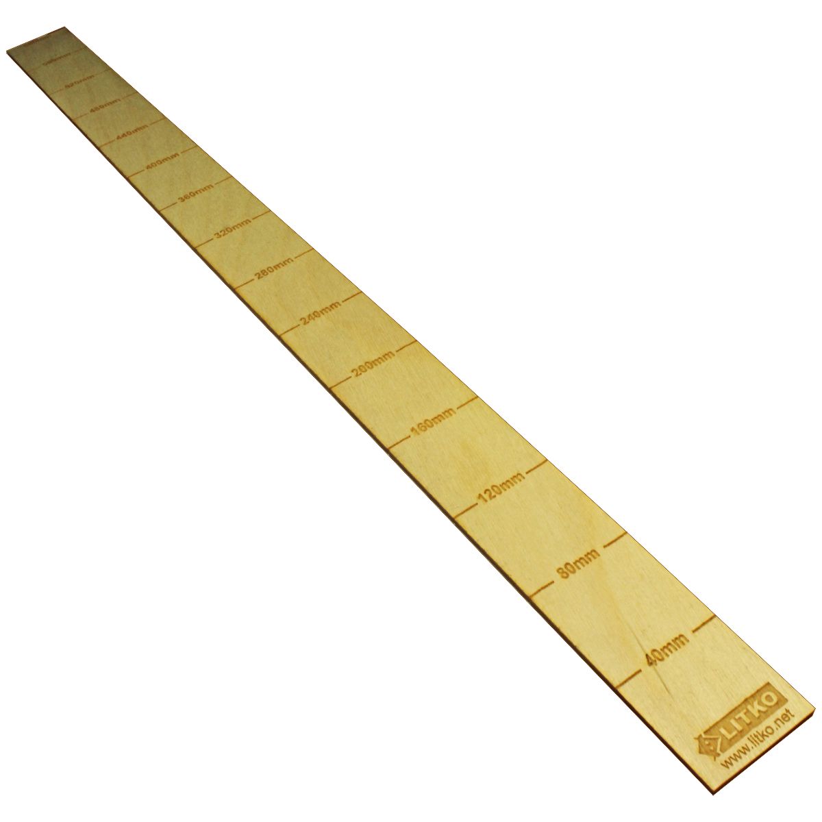 LITKO 40mm Marked Ruler | DBx — LITKO Game Accessories