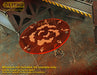 LITKO 120mm Directional Explosion Template, Fluorescent Amber-Movement Gauges-LITKO Game Accessories