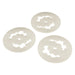 LITKO Round Smoke Template compatible with FOW, Translucent White (3)-Movement Gauges-LITKO Game Accessories