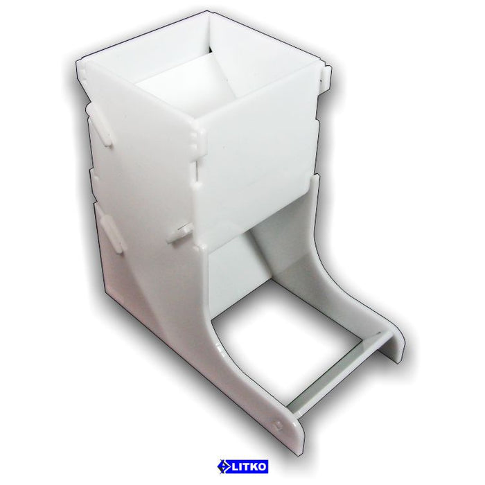 White Dice Tower-Dice Tower-LITKO Game Accessories