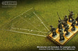 LITKO Artillery Template Compatible with Regimental Fire & Fury, Clear-Movement Gauges-LITKO Game Accessories