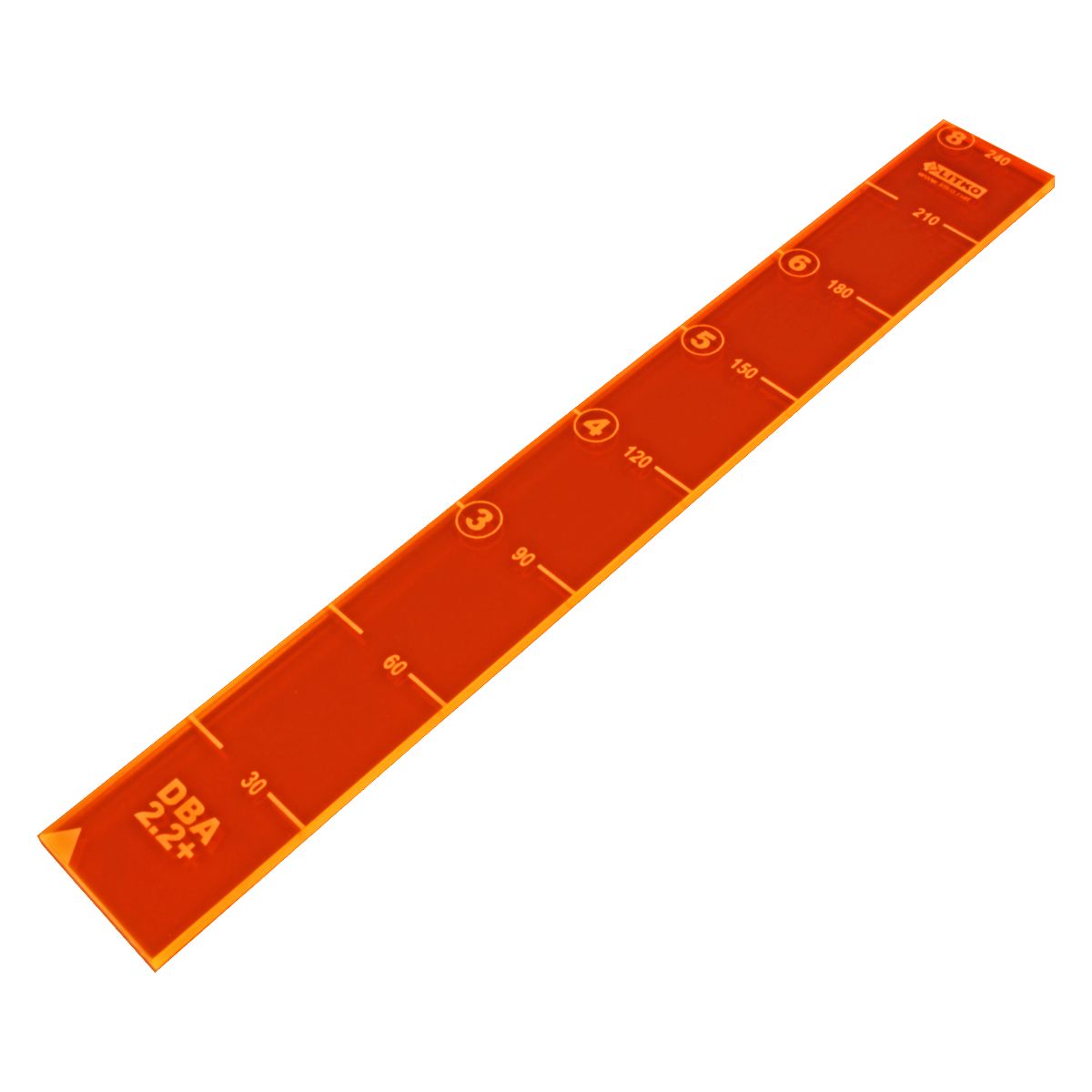 LITKO 30mm MU Ruler | DBA 2.2+ — LITKO Game Accessories