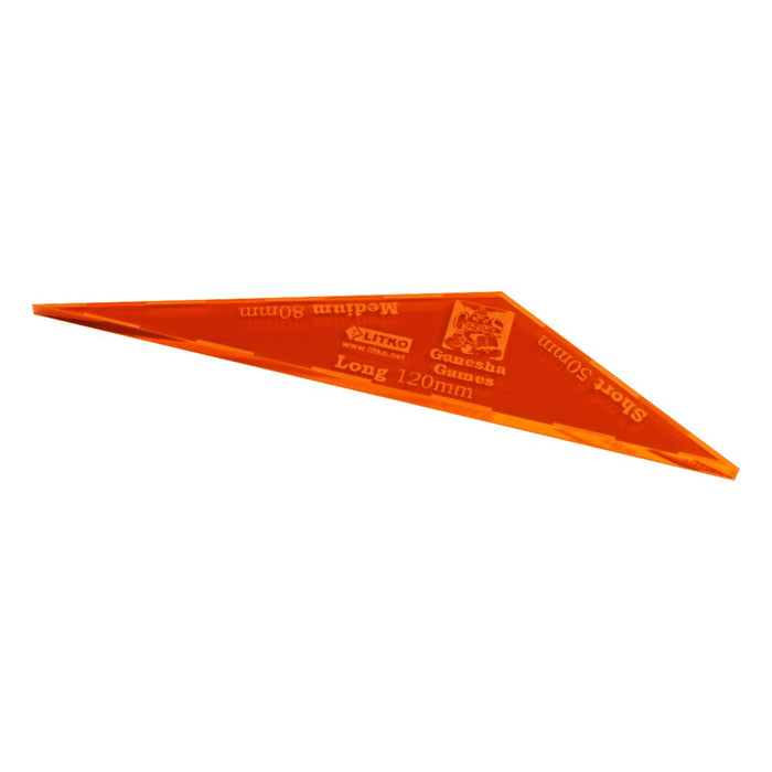 LITKO Song of Blades 15mm Gauge, Fluorescent Orange-Movement Gauges-LITKO Game Accessories
