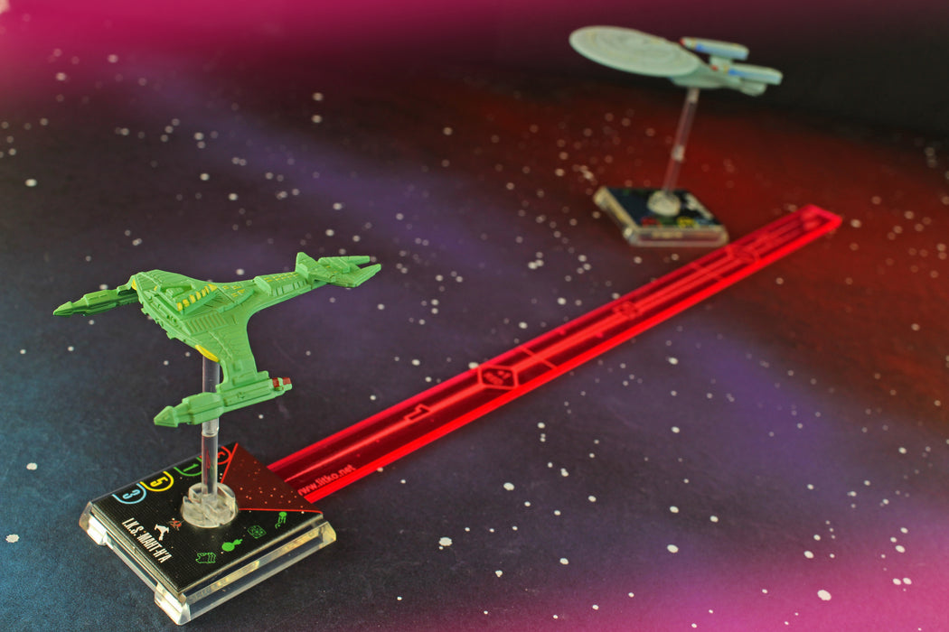LITKO Primary Weapon Gauge compatible with ST: Attack Wing, Fluorescent Pink-Movement Gauges-LITKO Game Accessories