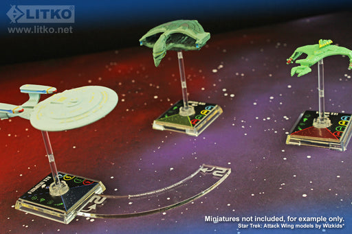 LITKO 2-Speed Turn Movement Gauge Compatible with Star Trek: Attack Wing-Movement Gauges-LITKO Game Accessories