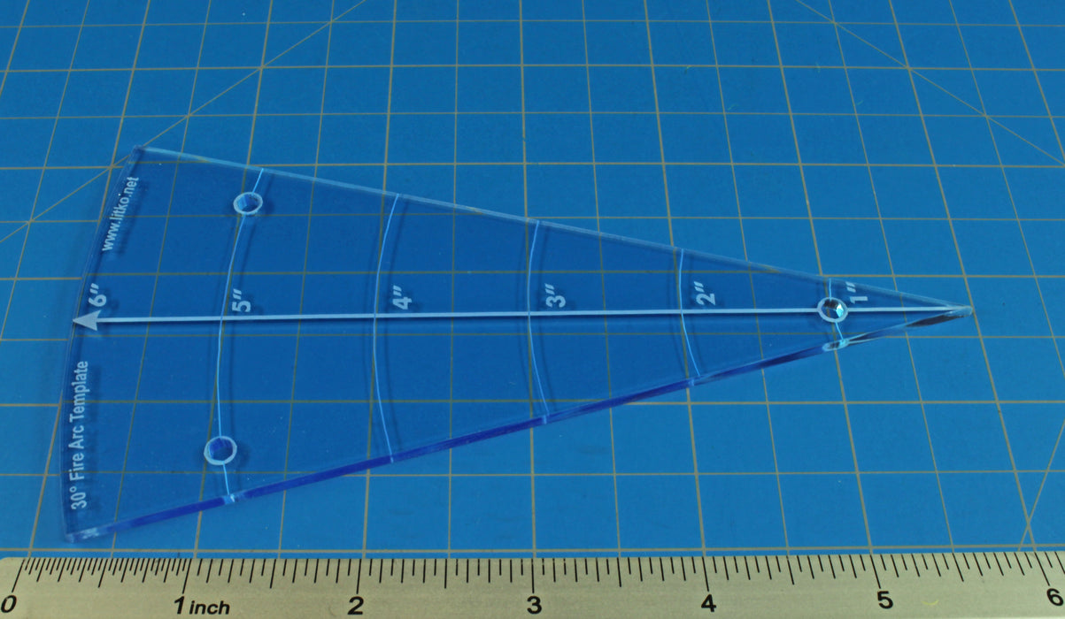 LITKO 30º Fire Arc Template-Movement Gauges-LITKO Game Accessories