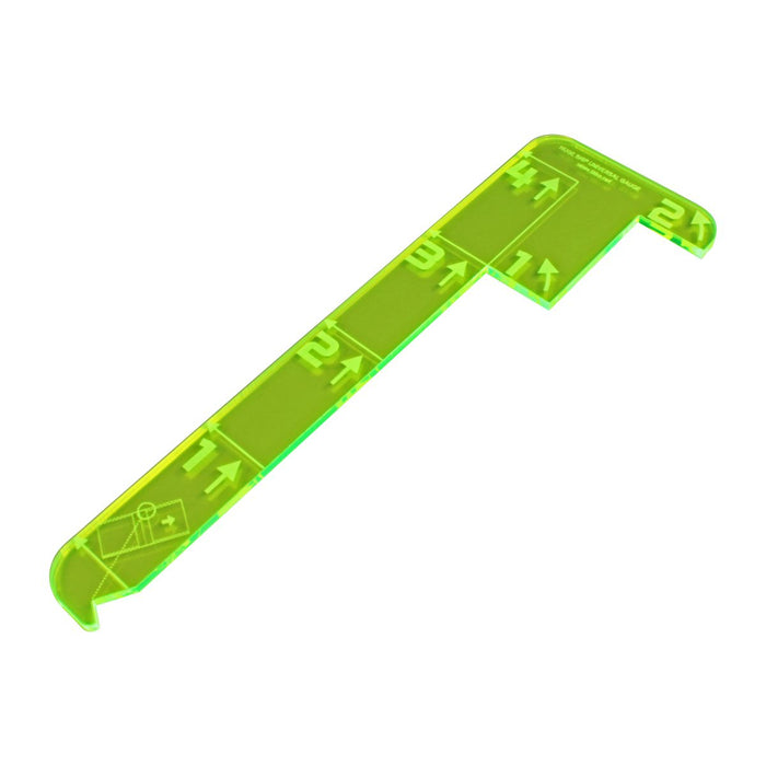 LITKO Space Fighter Huge Ship Universal Maneuver Gauge Compatible with Star Wars X-Wing, Fluorescent Green-Movement Gauges-LITKO Game Accessories