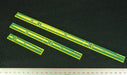 LITKO Space Fighter Multi-Range Fire Gauge Set Compatible with Star Wars: X-Wing, Fluorescent Yellow (3)-Range Fire Gauge-LITKO Game Accessories