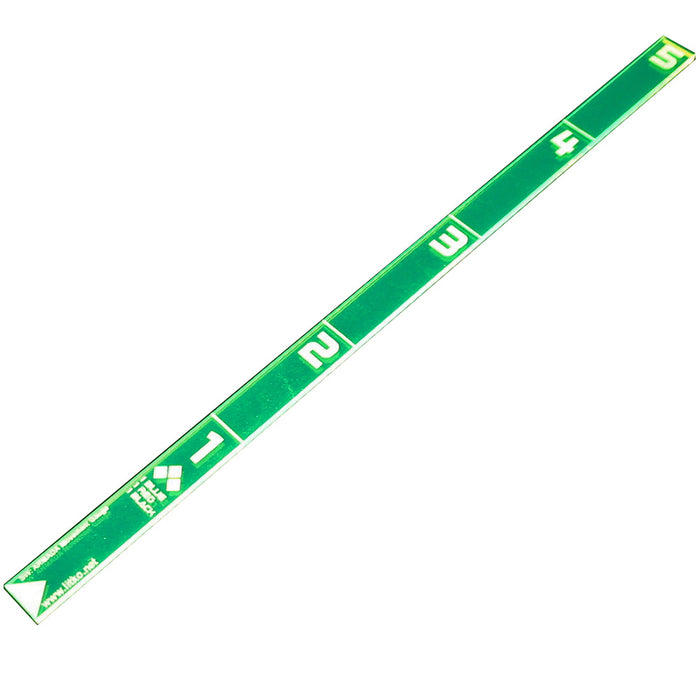 LITKO Movement Ruler Compatible with SW: Armada, Fluorescent Green-Movement Gauges-LITKO Game Accessories