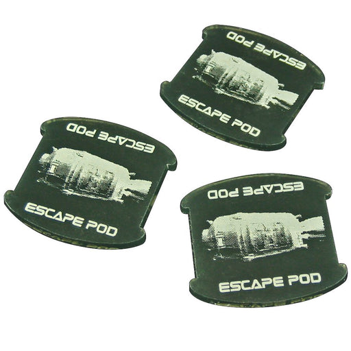 LITKO Escape Pod Templates Compatible with Star Wars: X-Wing (3)-Movement Gauges-LITKO Game Accessories