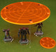LITKO Area of Effect Template Set, Fluorescent Orange (2)-Movement Gauges-LITKO Game Accessories