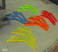 LITKO 90º Fire Arc Gauge Set, Fluorescent Orange (3)-Movement Gauges-LITKO Game Accessories