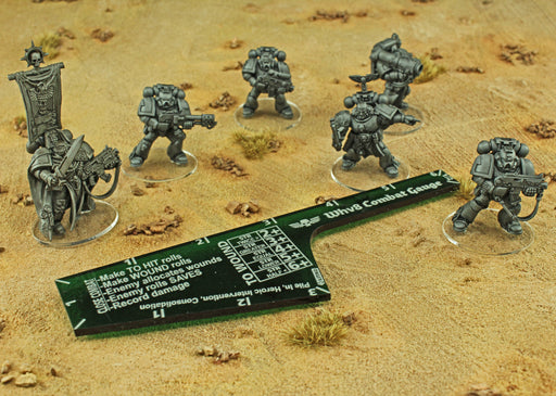 LITKO Close Combat Gauge Compatible with Warhammer 8th Edition, Translucent Grey-Movement Gauges-LITKO Game Accessories