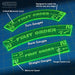 LITKO Space Fighter 2nd Edition First Order Maneuver Gauge Set, Fluorescent Green (11) - LITKO Game Accessories