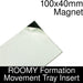 Formation Movement Tray: 100x40mm Magnet Insert for ROOMY Tray - LITKO Game Accessories