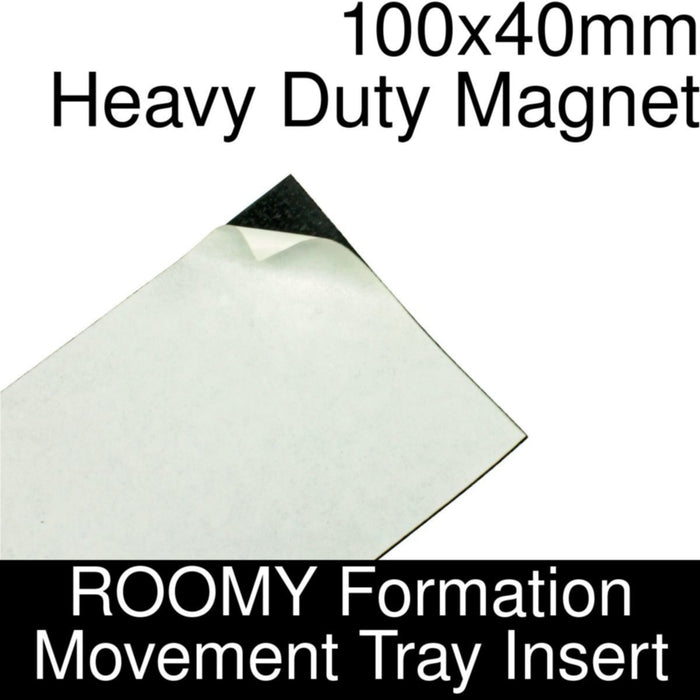 Formation Movement Tray: 100x40mm Heavy Duty Magnet Insert for ROOMY Tray-Movement Trays-LITKO Game Accessories