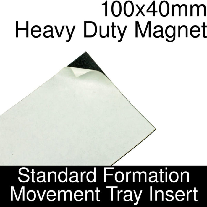 Formation Movement Tray: 100x40mm Heavy Duty Magnet Insert for Standard Tray-Movement Trays-LITKO Game Accessories