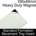 Formation Movement Tray: 100x40mm Heavy Duty Magnet Insert for Standard Tray-Movement Trays-LITKO Game Accessories