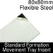 Formation Movement Tray: 80x80mm Flexible Steel Insert for Standard Tray-Movement Trays-LITKO Game Accessories
