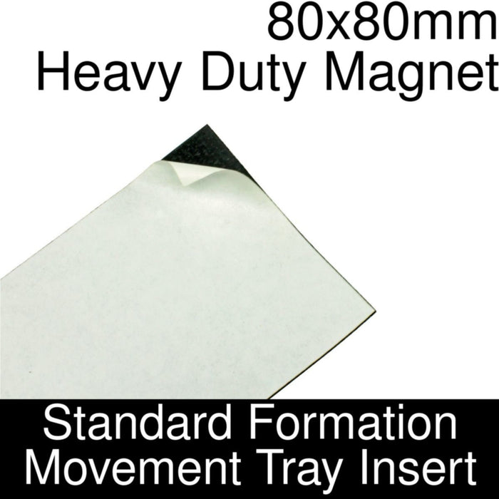 Formation Movement Tray: 80x80mm Heavy Duty Magnet Insert for Standard Tray-Movement Trays-LITKO Game Accessories