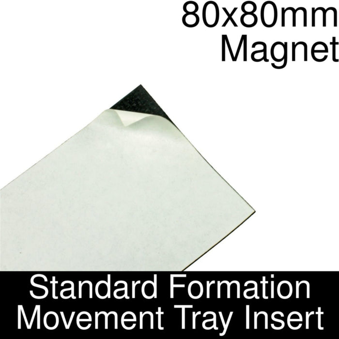 Formation Movement Tray: 80x80mm Magnet Insert for Standard Tray-Movement Trays-LITKO Game Accessories