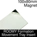 Formation Movement Tray: 100x80mm Magnet Insert for ROOMY Tray - LITKO Game Accessories