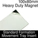 Formation Movement Tray: 100x80mm Heavy Duty Magnet Insert for Standard Tray-Movement Trays-LITKO Game Accessories