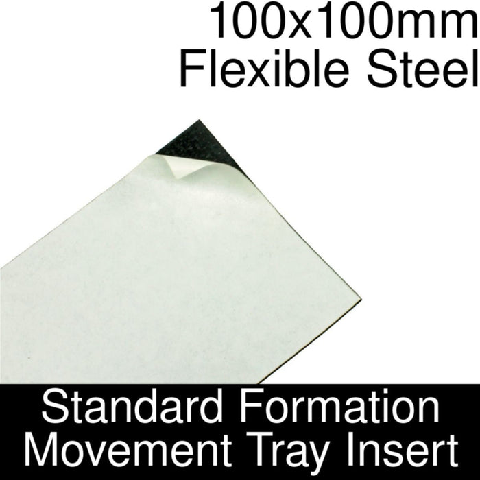 Formation Movement Tray: 100x100mm Flexible Steel Insert for Standard Tray-Movement Trays-LITKO Game Accessories