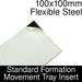 Formation Movement Tray: 100x100mm Flexible Steel Insert for Standard Tray-Movement Trays-LITKO Game Accessories
