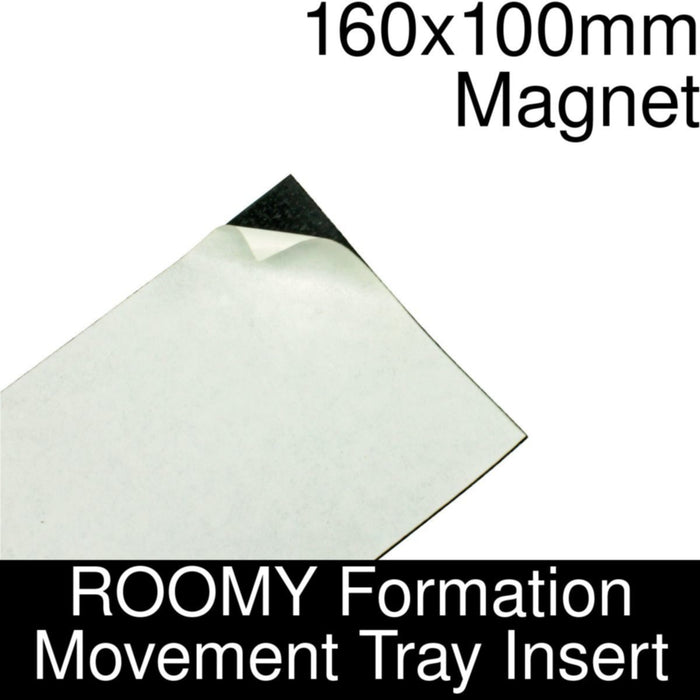 Formation Movement Tray: 160x100mm Magnet Insert for ROOMY Tray-Movement Trays-LITKO Game Accessories