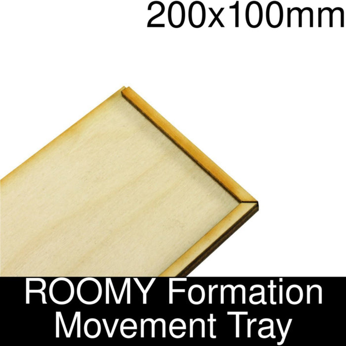 Formation Movement Tray: 200x100mm ROOMY Tray Kit-Movement Trays-LITKO Game Accessories