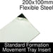 Formation Movement Tray: 200x100mm Flexible Steel Insert for Standard Tray-Movement Trays-LITKO Game Accessories