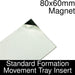 Formation Movement Tray: 80x60mm Magnet Insert for Standard Tray-Movement Trays-LITKO Game Accessories