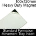 Formation Movement Tray: 100x120mm Heavy Duty Magnet Insert for Standard Tray - LITKO Game Accessories