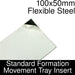 Formation Movement Tray: 100x50mm Flexible Steel Insert for Standard Tray - LITKO Game Accessories