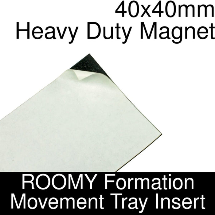 Formation Movement Tray: 40x40mm Heavy Duty Magnet Insert for ROOMY Tray-Movement Trays-LITKO Game Accessories