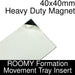 Formation Movement Tray: 40x40mm Heavy Duty Magnet Insert for ROOMY Tray-Movement Trays-LITKO Game Accessories