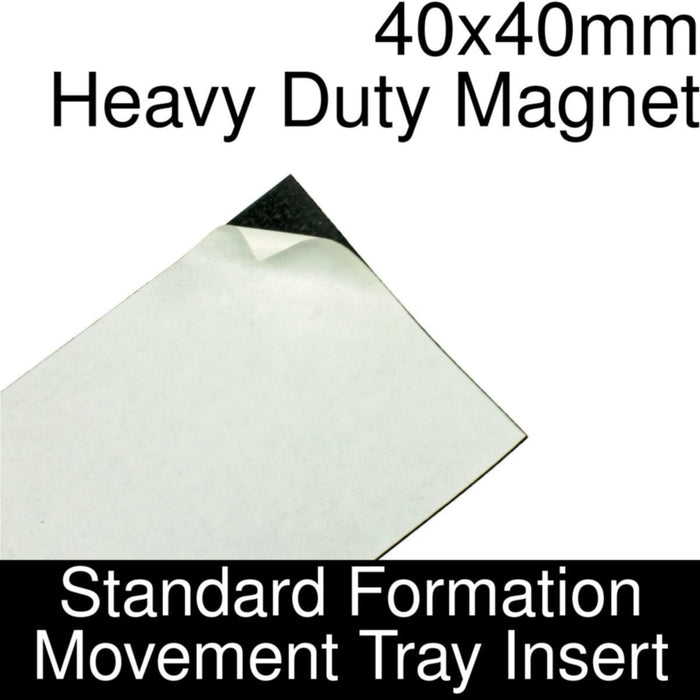 Formation Movement Tray: 40x40mm Heavy Duty Magnet Insert for Standard Tray-Movement Trays-LITKO Game Accessories