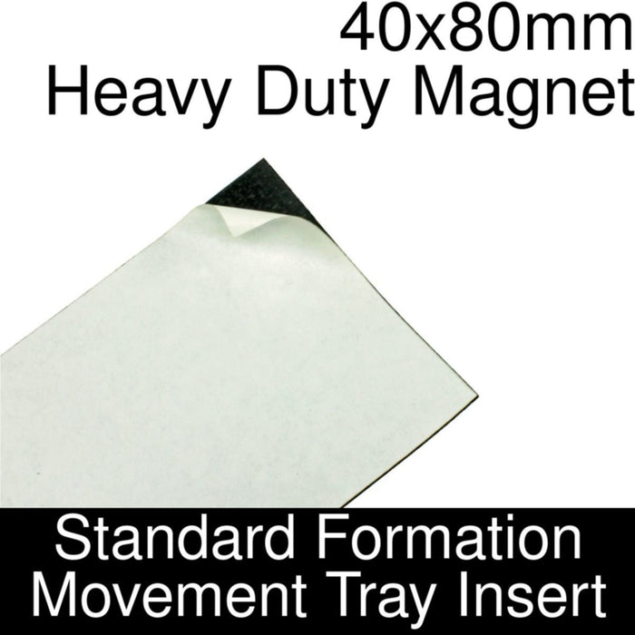 Formation Movement Tray: 40x80mm Heavy Duty Magnet Insert for Standard Tray-Movement Trays-LITKO Game Accessories