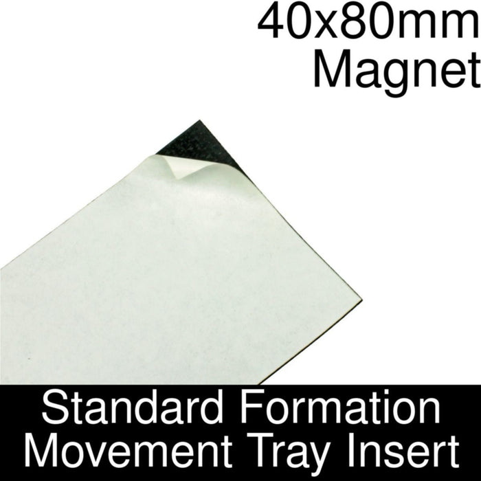 Formation Movement Tray: 40x80mm Magnet Insert for Standard Tray-Movement Trays-LITKO Game Accessories