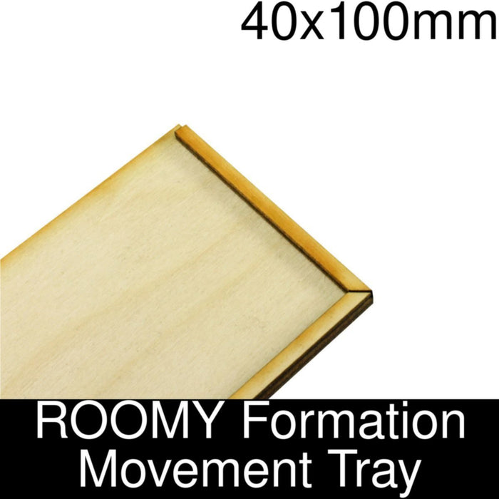 Formation Movement Tray: 40x100mm ROOMY Tray Kit-Movement Trays-LITKO Game Accessories