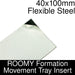 Formation Movement Tray: 40x100mm Flexible Steel Insert for ROOMY Tray-Movement Trays-LITKO Game Accessories