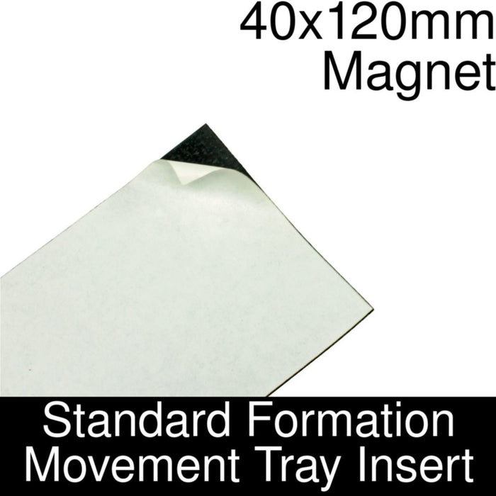 Formation Movement Tray: 40x120mm Magnet Insert for Standard Tray-Movement Trays-LITKO Game Accessories