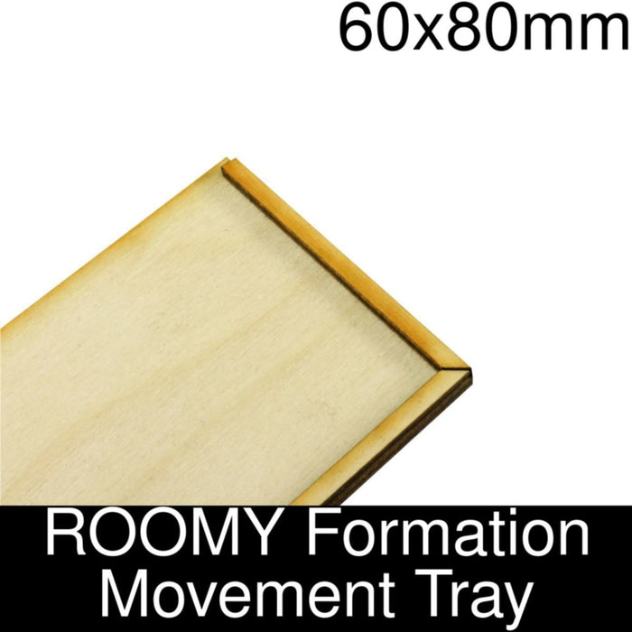 Formation Movement Tray: 60x80mm ROOMY Tray Kit-Movement Trays-LITKO Game Accessories