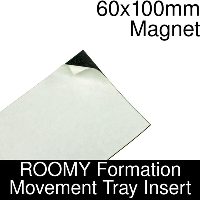 Formation Movement Tray: 60x100mm Magnet Insert for ROOMY Tray - LITKO Game Accessories