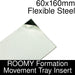 Formation Movement Tray: 60x160mm Flexible Steel Insert for ROOMY Tray - LITKO Game Accessories