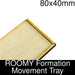 Formation Movement Tray: 80x40mm ROOMY Tray Kit-Movement Trays-LITKO Game Accessories