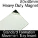 Formation Movement Tray: 80x40mm Heavy Duty Magnet Insert for Standard Tray-Movement Trays-LITKO Game Accessories