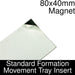 Formation Movement Tray: 80x40mm Magnet Insert for Standard Tray-Movement Trays-LITKO Game Accessories