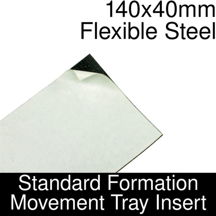 Formation Movement Tray: 140x40mm Flexible Steel Insert for Standard Tray-Movement Trays-LITKO Game Accessories